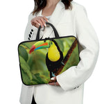 Keel-Billed Toucan Print Laptop Sleeve With Handle