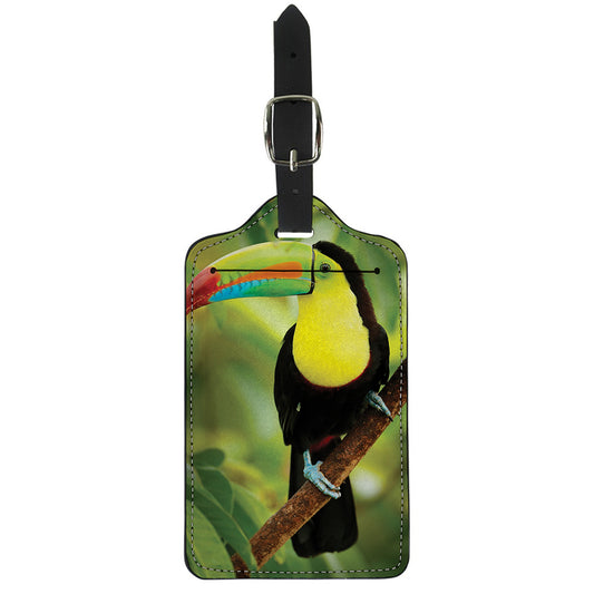 Keel-Billed Toucan Print Luggage Tag