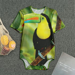 Keel-Billed Toucan Print Men's Bodysuit