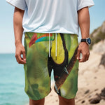 Keel-Billed Toucan Print Men's Cargo Shorts