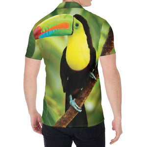 Keel-Billed Toucan Print Men's Shirt