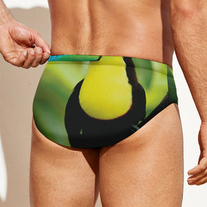 Keel-Billed Toucan Print Men's Swim Briefs