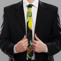 Keel-Billed Toucan Print Necktie