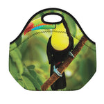 Keel-Billed Toucan Print Neoprene Lunch Bag