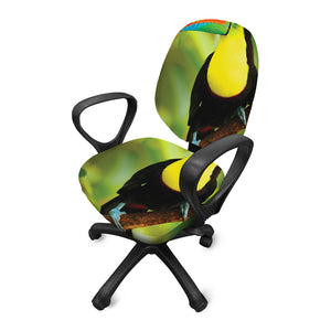 Keel-Billed Toucan Print Office Chair Cover