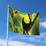 Keel-Billed Toucan Print Polyester Flag