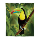 Keel-Billed Toucan Print Polyester Shower Curtain