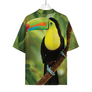 Keel-Billed Toucan Print Rayon Hawaiian Shirt