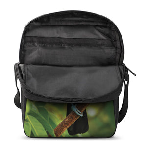 Keel-Billed Toucan Print Rectangular Crossbody Bag