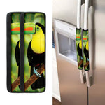 Keel-Billed Toucan Print Refrigerator Handle Covers