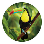 Keel-Billed Toucan Print Round Blanket