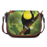 Keel-Billed Toucan Print Saddle Bag