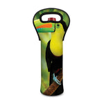 Keel-Billed Toucan Print Single Neoprene Wine Tote