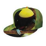 Keel-Billed Toucan Print Snapback Cap