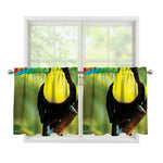 Keel-Billed Toucan Print Tier Curtains