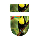 Keel-Billed Toucan Print Toilet Lid And Tank Cover Set