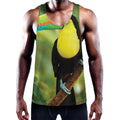 Keel-Billed Toucan Print Men's Workout Tank Top