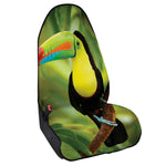 Keel-Billed Toucan Print Waterproof Car Seat Cover
