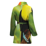 Keel-Billed Toucan Print Women's Bathrobe