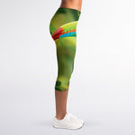 Keel-Billed Toucan Print Women's Capri Leggings