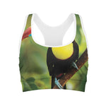 Keel-Billed Toucan Print Women's Sports Bra