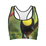 Keel-Billed Toucan Print Women's Sports Bra