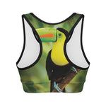 Keel-Billed Toucan Print Women's Sports Bra