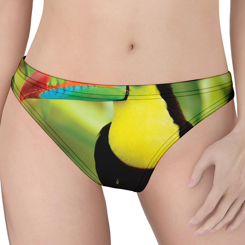 Keel-Billed Toucan Print Women's Thong