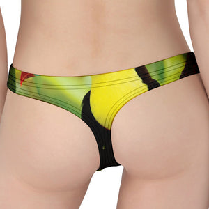 Keel-Billed Toucan Print Women's Thong