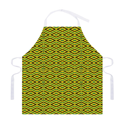 Kente African Pattern Print Adjustable Apron