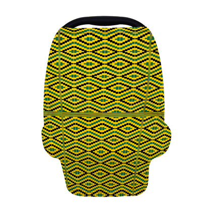 Kente African Pattern Print Baby Seat Cover