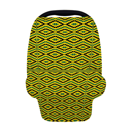 Kente African Pattern Print Baby Seat Cover