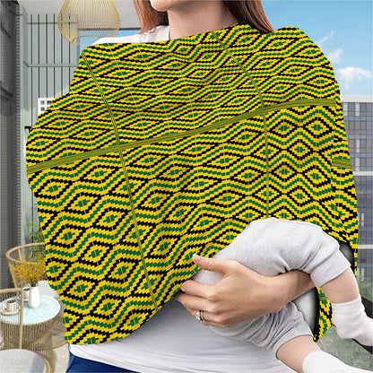 Kente African Pattern Print Baby Seat Cover