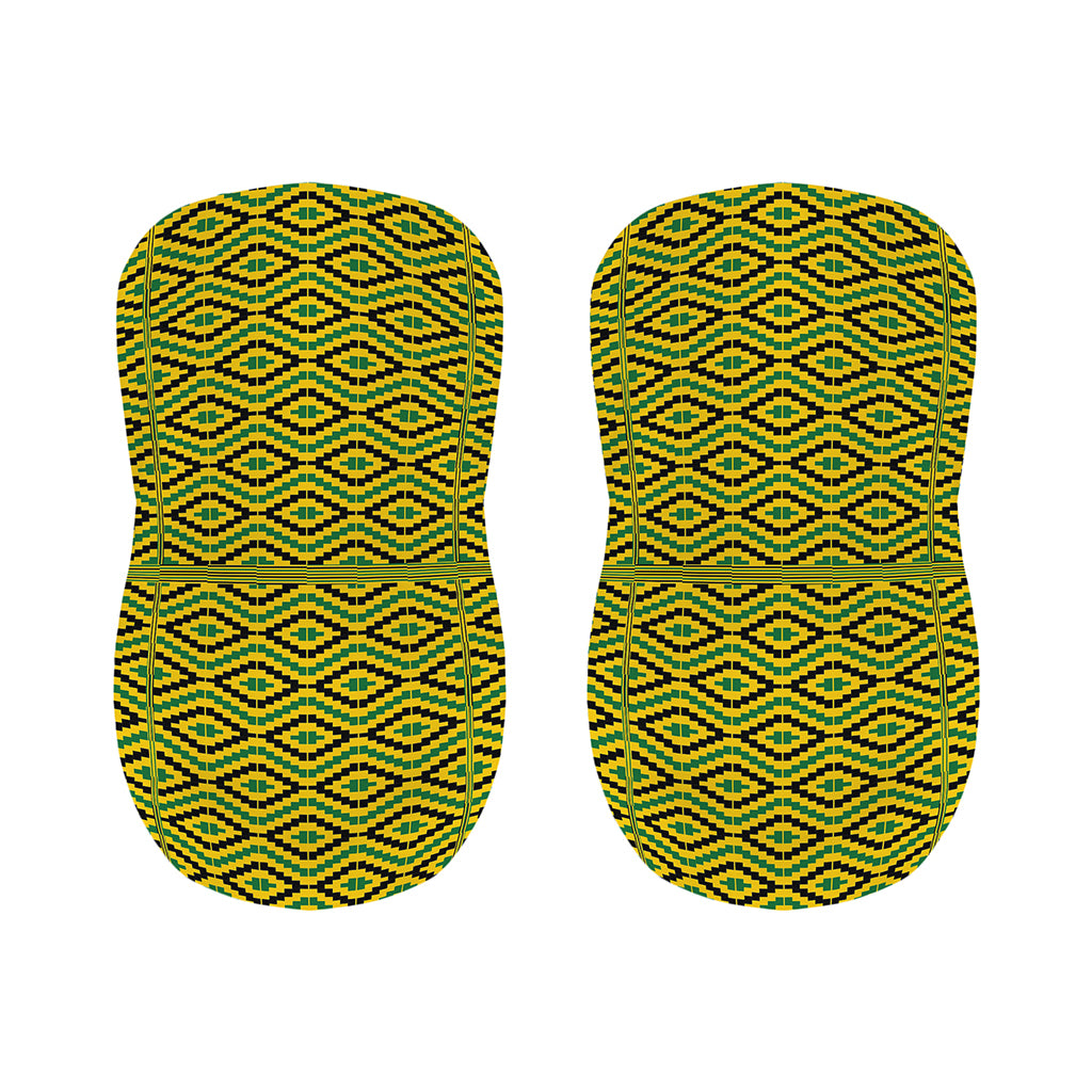 Kente African Pattern Print Bar Stool Covers