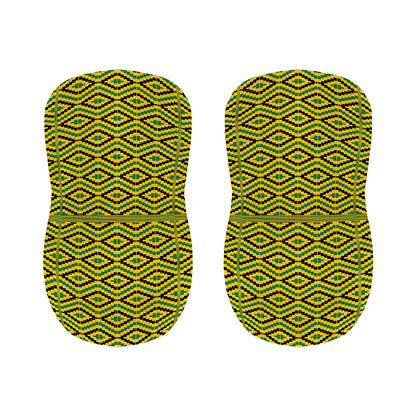 Kente African Pattern Print Bar Stool Covers