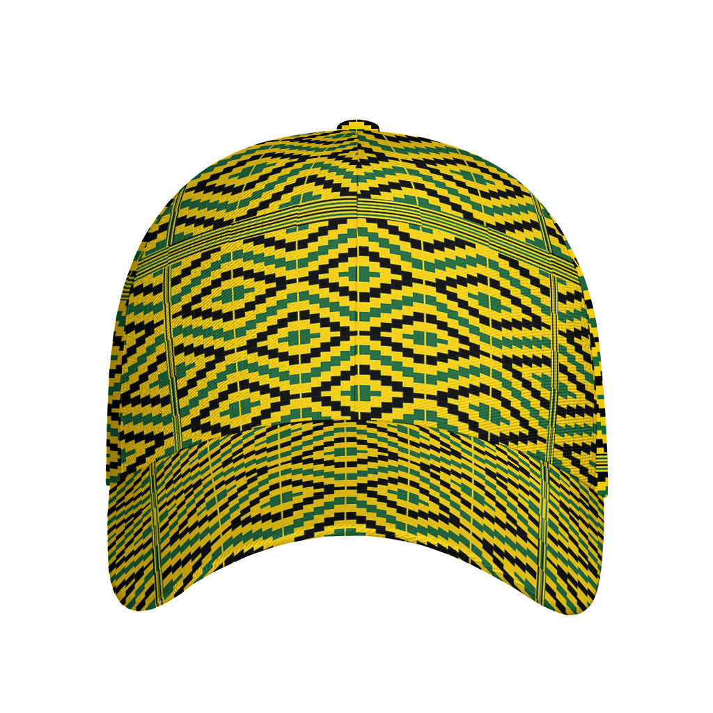 Kente African Pattern Print Baseball Cap