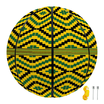 Kente African Pattern Print Basketball
