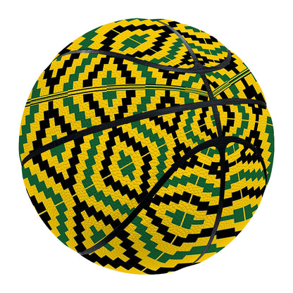 Kente African Pattern Print Basketball