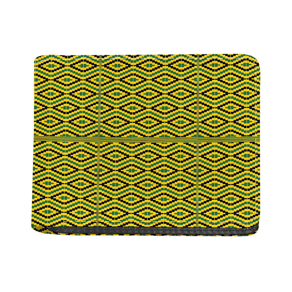 Kente African Pattern Print Bifold Wallet