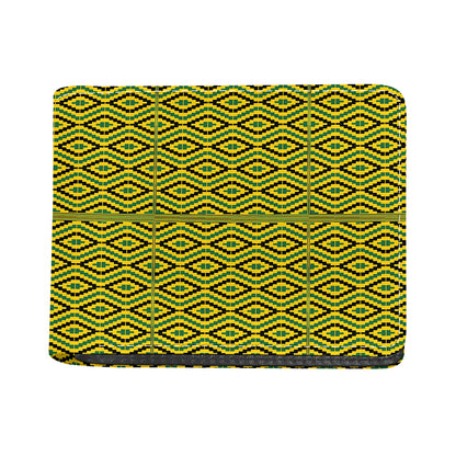 Kente African Pattern Print Bifold Wallet
