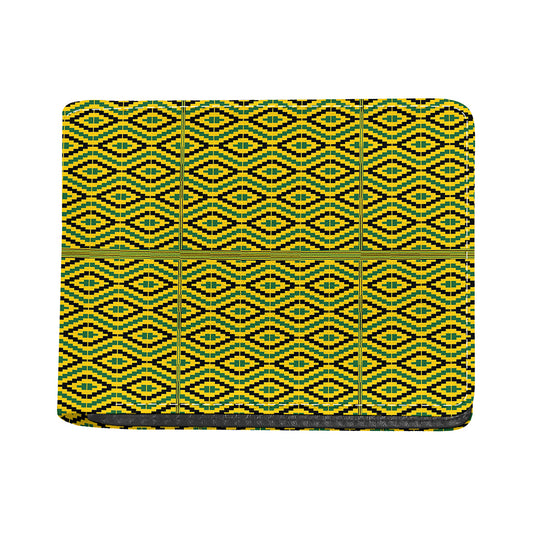 Kente African Pattern Print Bifold Wallet