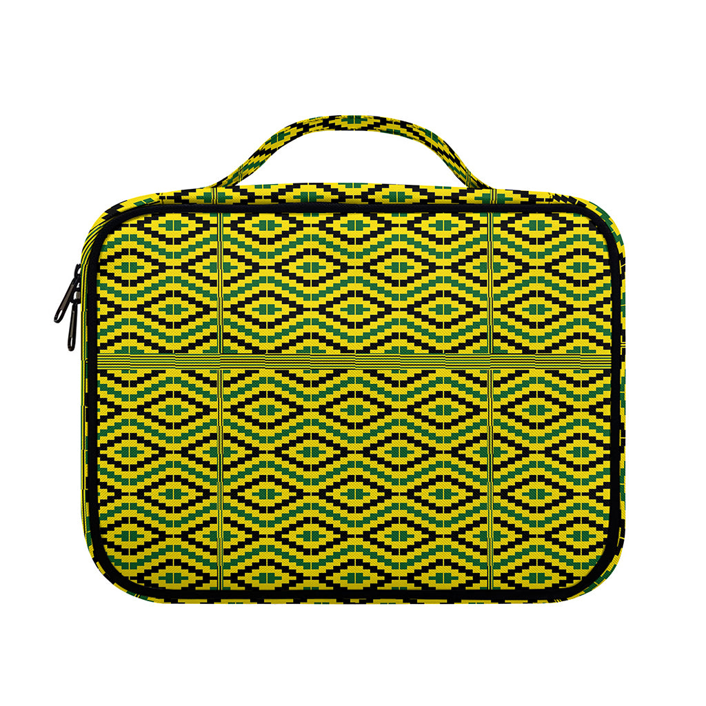 Kente African Pattern Print Briefcase Bible Bag