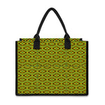 Kente African Pattern Print Canvas Tote Bag