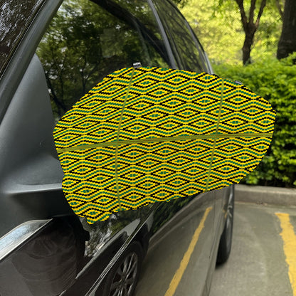Kente African Pattern Print Car Side Mirror Covers