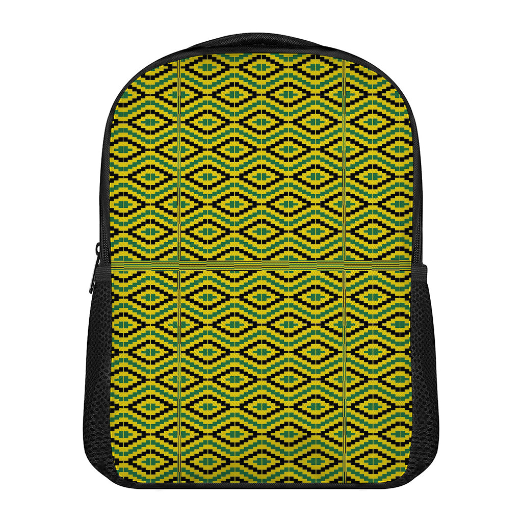 Kente African Pattern Print Casual Backpack