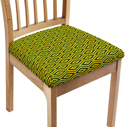 Kente African Pattern Print Chair Cushion Cover