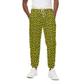 Kente African Pattern Print Cotton Sweatpants
