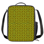 Kente African Pattern Print Crossbody Lunch Bag