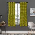 Kente African Pattern Print Grommet Curtain Panels