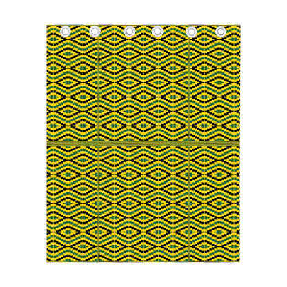 Kente African Pattern Print Curtain